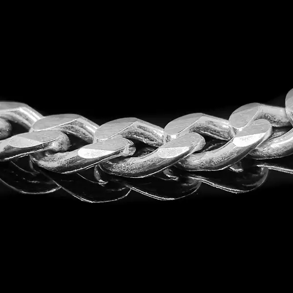 Srebrna muška narukvica Cuban-Link-L