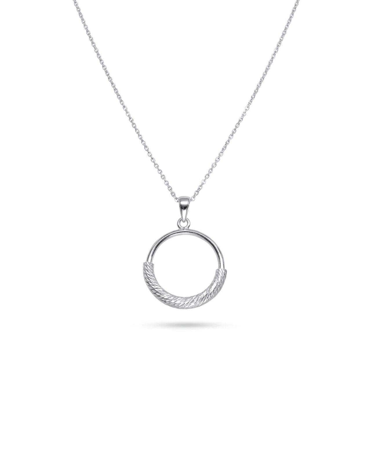Diamond Cut Ogrlica Srebrna Diamond Cut - ogrlica od 925 srebra i rodijuma - glavni prikaz | Statement Srebro Beograd