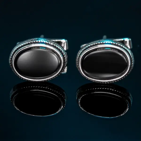Oniks Oval Manžetne