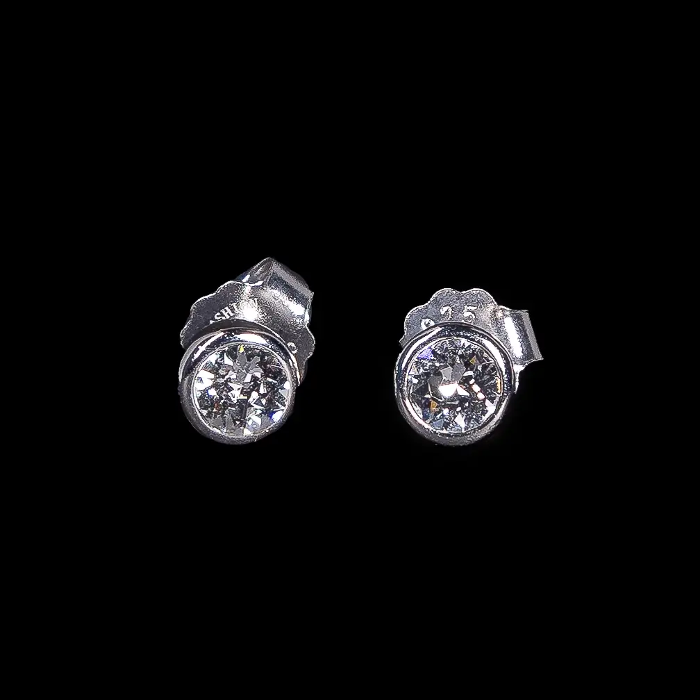 Ženske srebrne minđuše Diamond Glow Cirkon sa cirkonom, elegantne i sjajne za svaku priliku