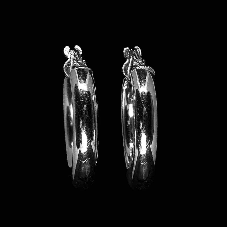 Srebrne minđuše Classic Alke 925, prečnik 2.2cm – elegantne karike za poslovne i svečane prilike