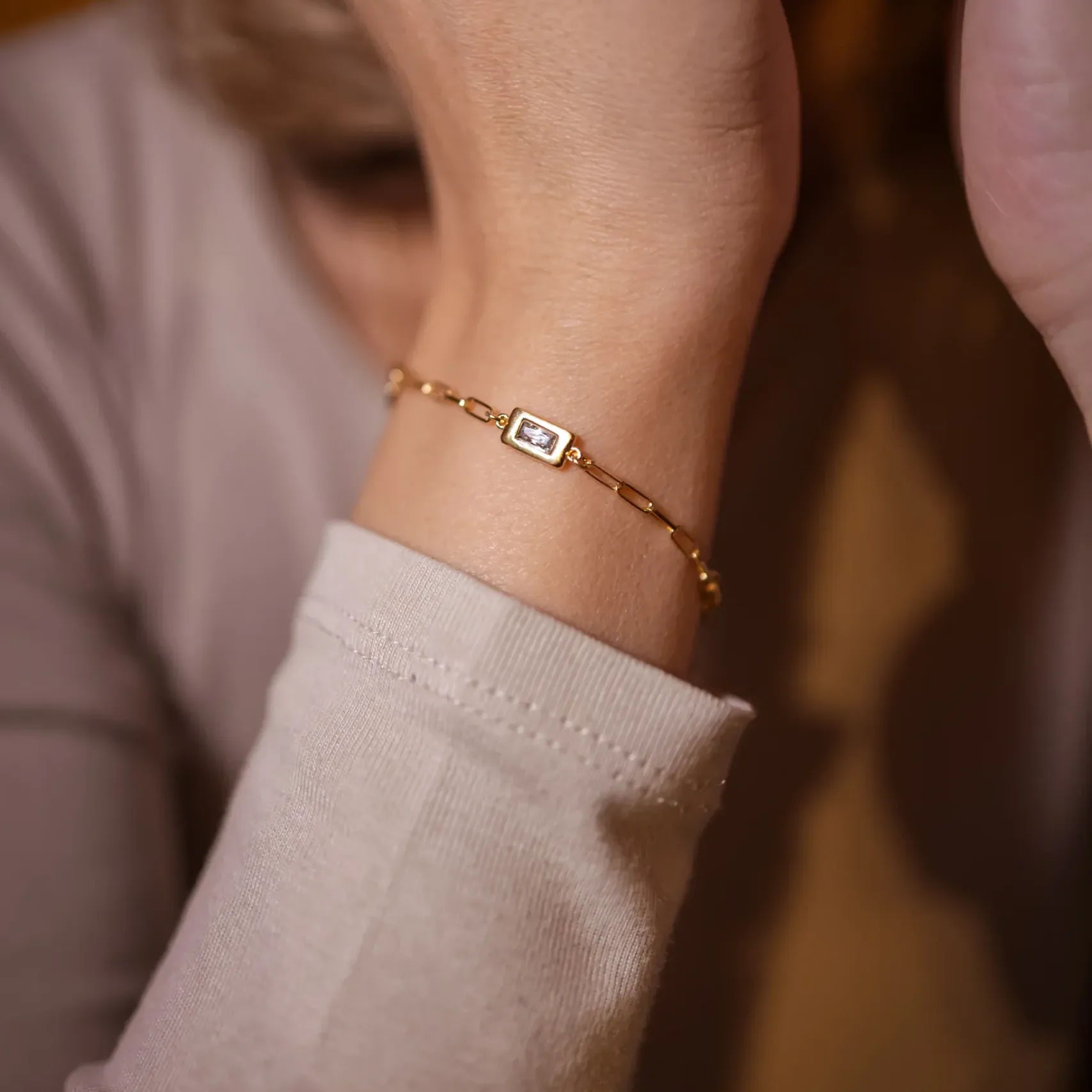 Srebrna pozlaćena narukvica Kleopatra Retro, 925 srebro i 14k pozlata, 17-20cm, elegantna za svaku priliku